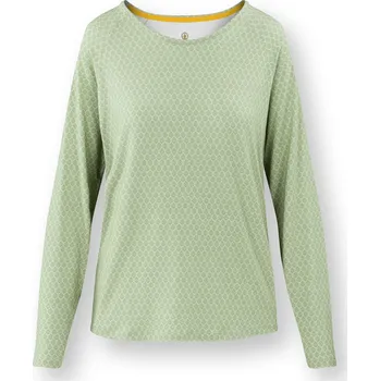 Dámské tričko PIP Studio Tina top dlouhý rukáv Thousand Leaves světlá zelená Velikost: S 51.511.814/S