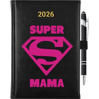 Kalendář Knižkový kalendář 2026 A5 černý