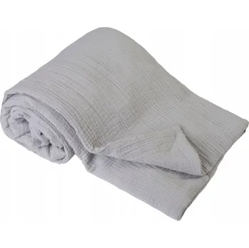 Dětská deka BabyMatex Mušelínová deka pro děti 75/100 cm, šedá