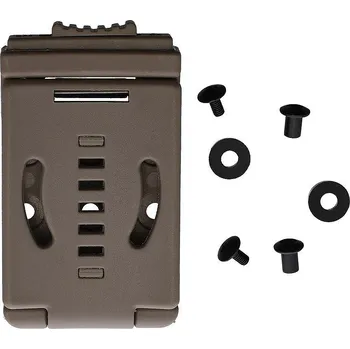 Outdoorové zavazadlo Polymerový tek-lok uzamykatelný klip k pouzdrům, coyote brown