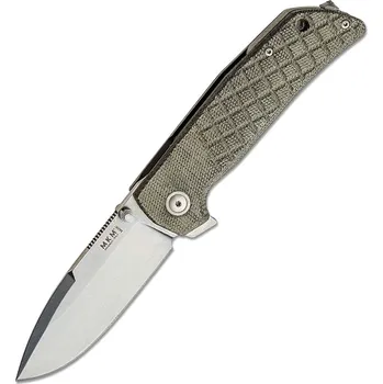 turistický batoh MANIAGO MKM Maximo Green Canvas Micarta