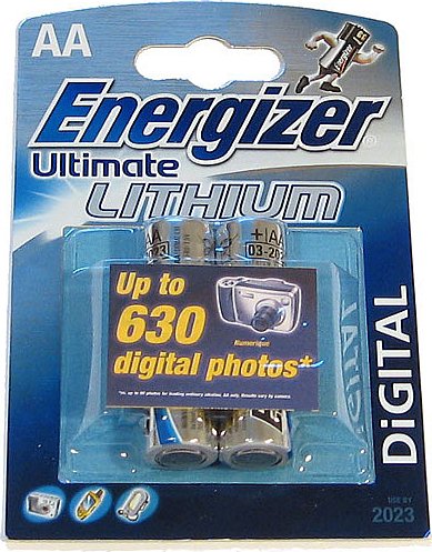 Energizer Ultimate Lithium AA 2ks baterií Blister