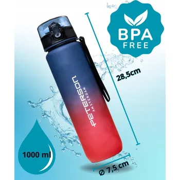 Peterson 1000 ml modrá Lahev Na Pití