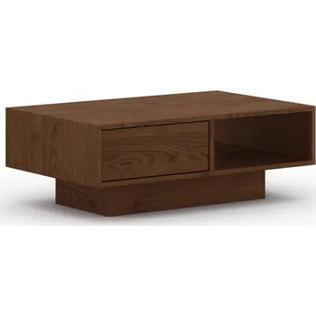 Konferenční stolek KATMANDU Dubový konferenční stolek Collodi, Tabák, olejová, masiv, rozměr 40x110x70cm