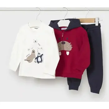 Dětská tepláková souprava Mayoral červená barva, 2840 2840.3E.Baby.9BYA 33X, vel. 80