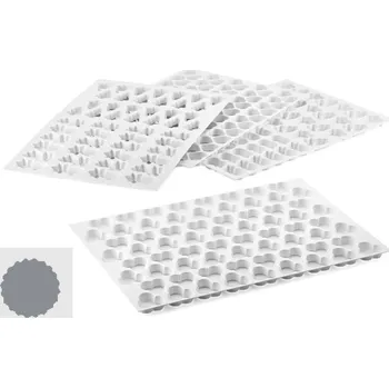 Plech na pečení Šablona pro plech na pečení vlnitá kola 9 cm, 20 otvorů, 47501