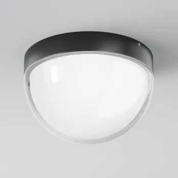 Venkovní osvětlení MAYTONI Stropní svítidlo Mon 3000K 12W 1100lm černé hliník/plast IP65 teplá bílá - MAYTONI M O438CL-L12GF3K