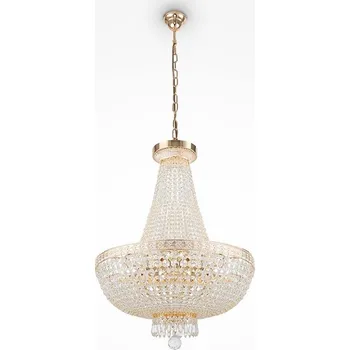 MAYTONI Lustr Bella 8xE14 60W zlatý kov křišťál - MAYTONI M DIA750-TT50-WG