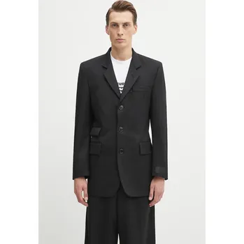 Dámské sako Vlněné sako VETEMENTS Fitted Zip Tailored, L, černá, 99X