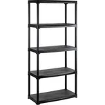 DEMA Plastová police 5P 45 kg 176x80x35 cm T80/5