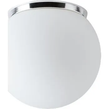 OSMONT STYX 1 stropní/nástěnné skleněné svítidlo chrom / bílá IP65 3000 K 8W LED - OSMONT OS STY61223