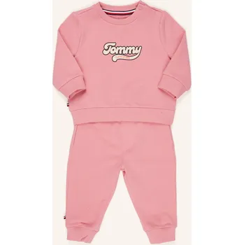 Dámská mikina Tommy Hilfiger Sada: Mikina A Tepláky pro miminko, růžová, 86