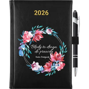 Kalendář Knižkový kalendář 2026 A5 černý