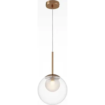 MAYTONI Závěsné svítidlo Basic form G9 20W zlatá kov/průhledné sklo - MAYTONI M MOD521PL-01G3