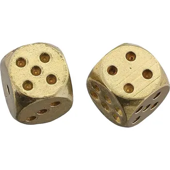 Coeburn Tool Mosazné hrací kostky