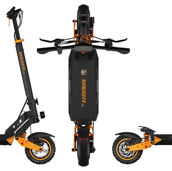 Elektrokoloběžka Skládací elektrické vozidlo Kamikaze K1 2025 1200W 15Ah dojezd 60 km, rychlost 45 km/h
