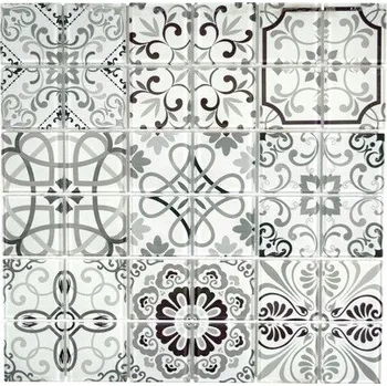 Obklad Skleněná mozaika, skleněná dlaždice se vzorem 48x48