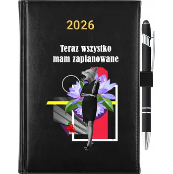 Kalendář Knižkový kalendář 2026 A5 černý