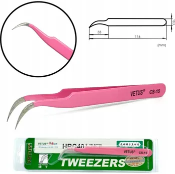 Kosmetická pinzeta Pinzeta Vetus CS-15