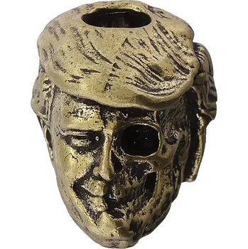 Coeburn Tool Trump Head/Skull Brass Bead