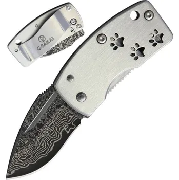 turistický batoh Ukimon Sakai Money Clip Damascus Dog Paws