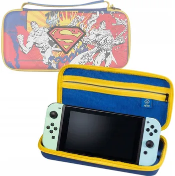 Herní konzole Praktická taška pro přenášení konzole Nintendo Switch, OLED a Lite Superman