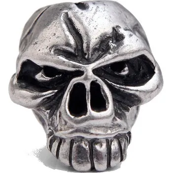 Schmuckatelli Emerson Skull Bead Pewter