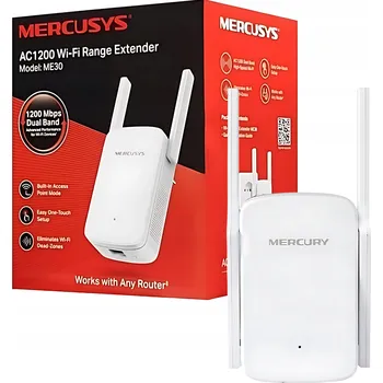 Zesilovač Wi-Fi signálu Mercusys AC1200 - BARKOS