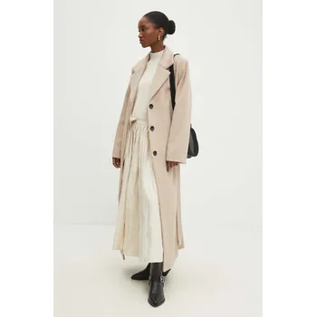 Dámský kabát Kabát Answear.LAB WA24.KPD002 béžová 80X, vel. XL