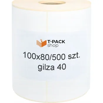 Samolepící etiketa Termotransferové etikety 100x70 mm, 1000 ks, návin 25 mm