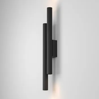 Nástěnné svítidlo MAYTONI Nástěnné svítidlo Calipso 2700K 24W teplá bílá 1620lm černý hliník - MAYTONI M C082WL-24W2.7K-B