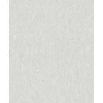 Tapeta Krémová tapeta s jemným vlnkovaným vzorem – odolná, vinylová na vliesu