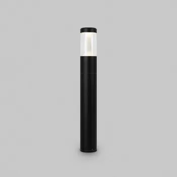 Venkovní osvětlení MAYTONI Venkovní sloupkové svítidlo Koln 4000K 8W studená bílá 450lm černý hliník - MAYTONI M O590FL-L8B4K1