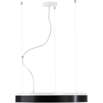 OSMONT DELIA LC4 závěsné plastové svítidlo bílá / černá IP40 4000 K 65W LED - OSMONT OS DEL69920