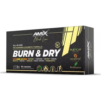 Spalovač tuku Spalovač tuků Amix Nutrition Black Line Burn & Dry Blister 90cps
