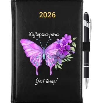 Kalendář Knižkový kalendář 2026 A5 černý