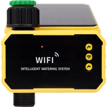 Zavlažovač Solární automatický zavlažovací časovač s LCD displejem USB C nabíjením WiFi ovládáním přes Smart Life aplikaci pro zahradu