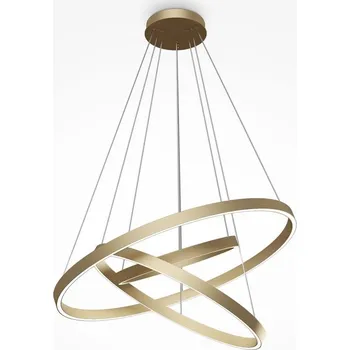 MAYTONI Závěsné svítidlo Rim 4000K 6900lm LED mosaz hliník designové - MAYTONI M MOD058PL-L100BS4K