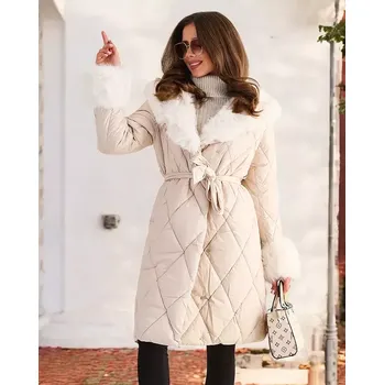 Dámská casual bunda Resti Women's quilted winter jacket Resti bílá | krémová 3407690