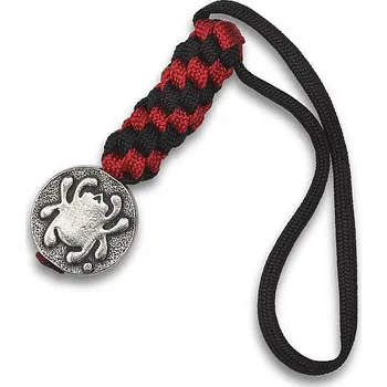 Spyderco Pewter Flat Bead Red/Black