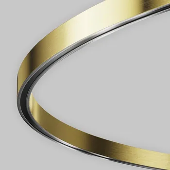 Bodové svítidlo MAYTONI Kruhová kolejnice 800mm 24V mosaz hliník Flarity - MAYTONI M TRX154-R-D800-BS