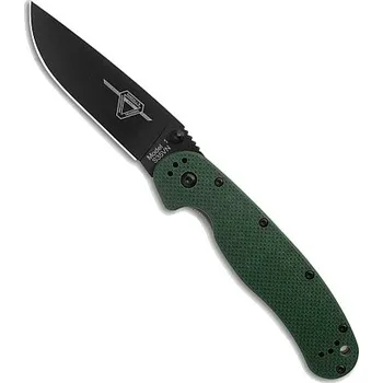 turistický batoh Ontario RAT-1 Dark Green CPM-S35VN Black Blade