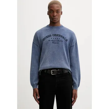 Pánský svetr Bavlněný svetr Guess Originals M5BR01.Z3P41 námořnická modř 59X, vel. S