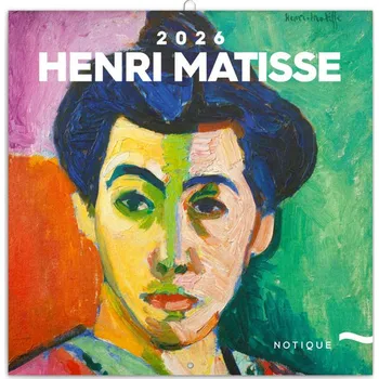 Kalendář Notique Poznámkový Kalendář Henri Matisse 2026, 30 x 30 cm - Západní
