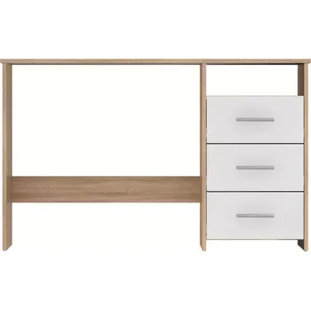 Psací stůl Počítačový stůl Laristote new Dub sonoma/bílá