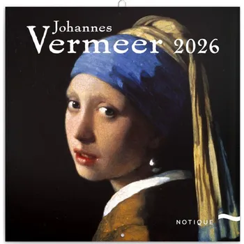 Kalendář Notique Poznámkový Kalendář Johannes Vermeer 2026, 30 x 30 cm - Východní