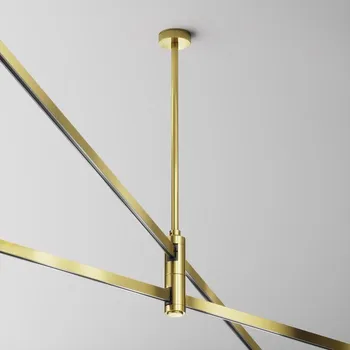 Bodové svítidlo MAYTONI Stropní upevnění pro magnetickou lištu 300 mm mosaz hliník 24V Flarity - MAYTONI M TRA158C-D1-BS