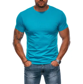 Pánské tričko Pánské základní tričko EM-TSBS-0100 - tyrkysové - M
