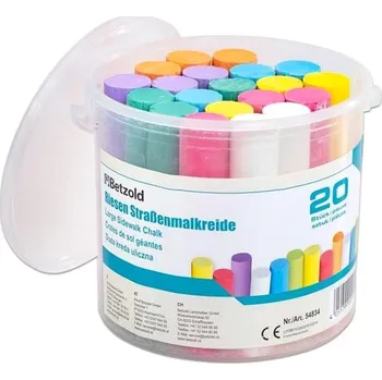 Výtvárné potřeby Betzold Barevné venkovní křídy 20 ks