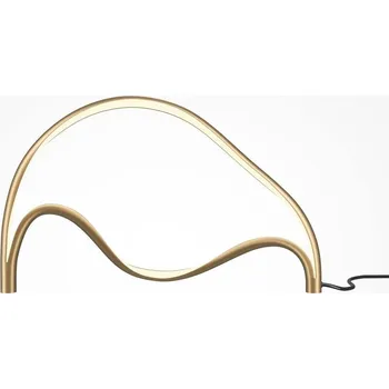 Lampička MAYTONI Stolní lampa Plons 3000K 12W teplá bílá černý hliník designová - MAYTONI M MOD283TL-L12BS3K